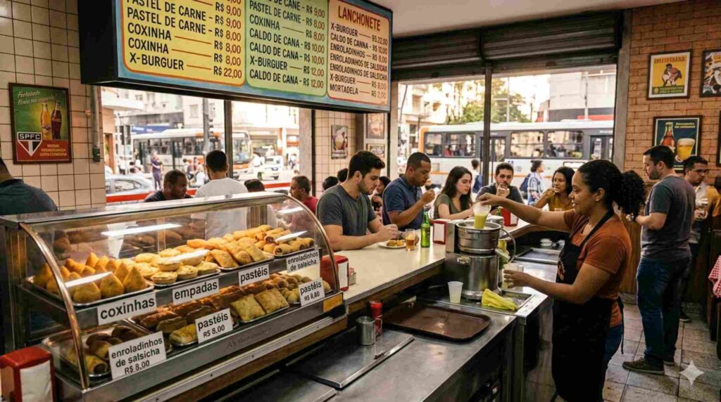 O que são custos fixos da Lanchonete
