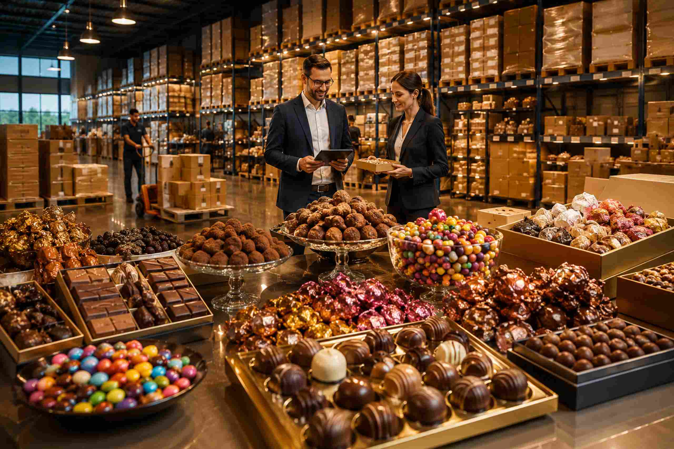CNAE 4637-1/07: tudo sobre impostos, regimes tributários, Páscoa e muito mais. Guia completo para atacadistas de chocolates.