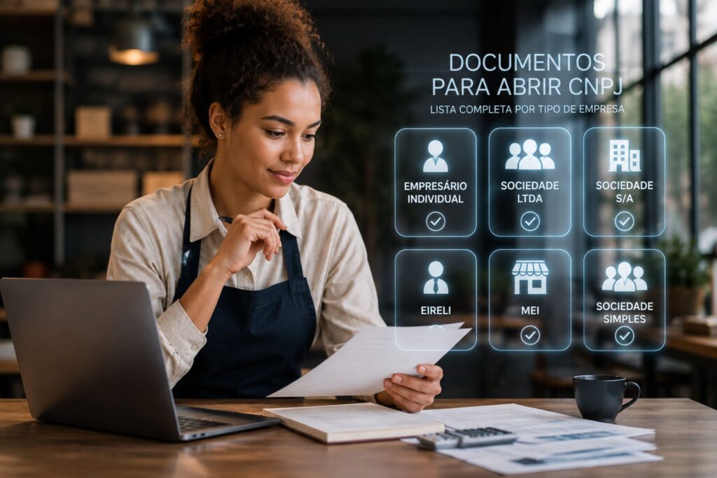 Documentos para Abrir CNPJ de Restaurante