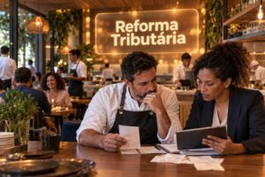 Reforma Tributária para restaurantes com impactos na tributação, preços, margem e planejamento financeiro do negócio