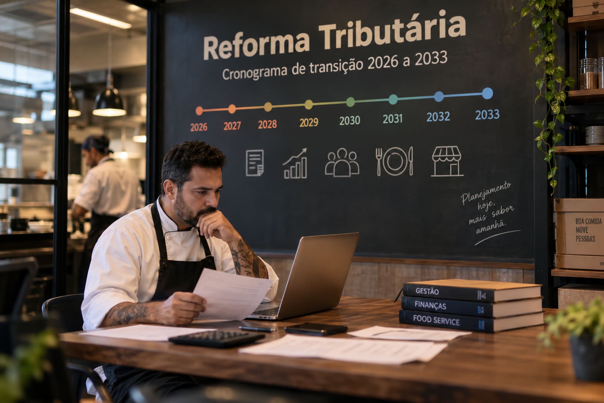 Cronograma de Transição 2026 a 2033: o que Muda Ano a Ano na Prática para Quem Tem CNPJ de Food Service