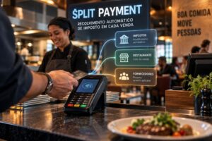 Split payment: recolhimento automático de imposto no restaurante