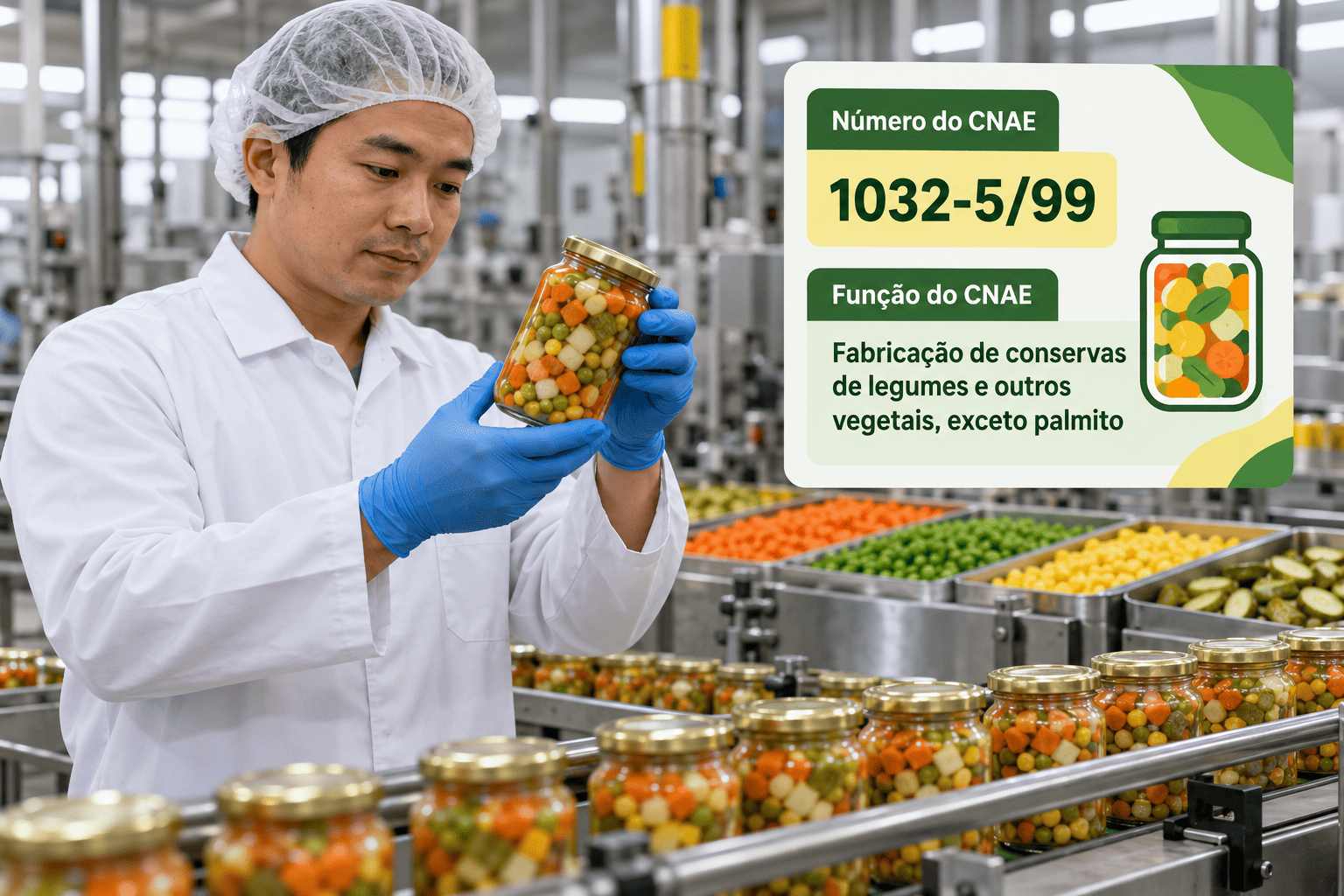CNAE 1032-5/99 Fabricação de Conservas de Legumes e Outros Vegetais: Guia para Abrir e Tributar