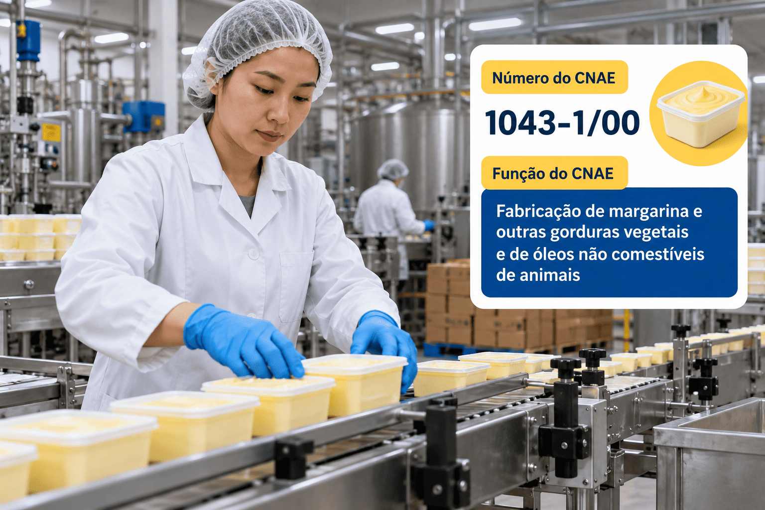CNAE 1043-1/00 Fabricação de Margarina, Gorduras Vegetais e Óleos Não Comestíveis de Animais: Guia para Abrir e Tributar