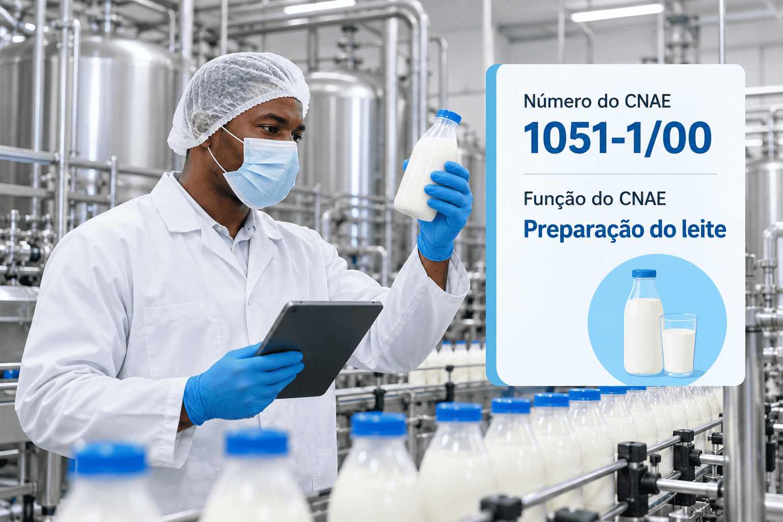 CNAE 1051-1/00 Preparação do Leite: Guia para Abrir e Tributar