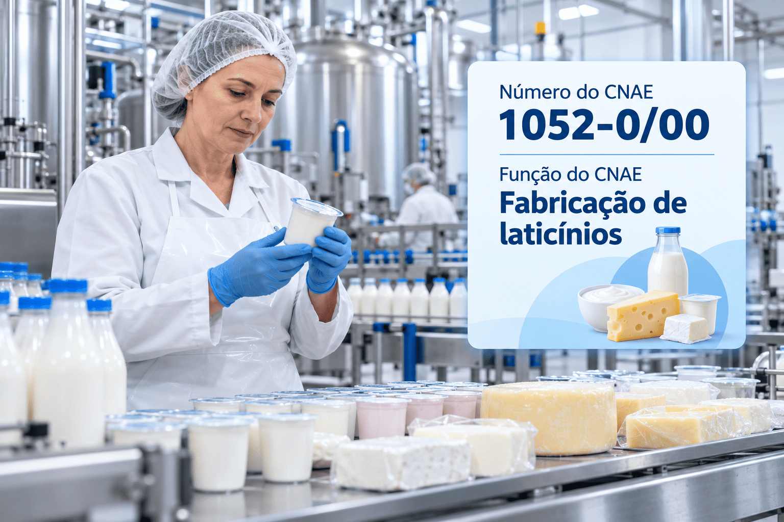 CNAE 1052-0/00 Fabricação de Laticínios: Guia para Abrir e Tributar