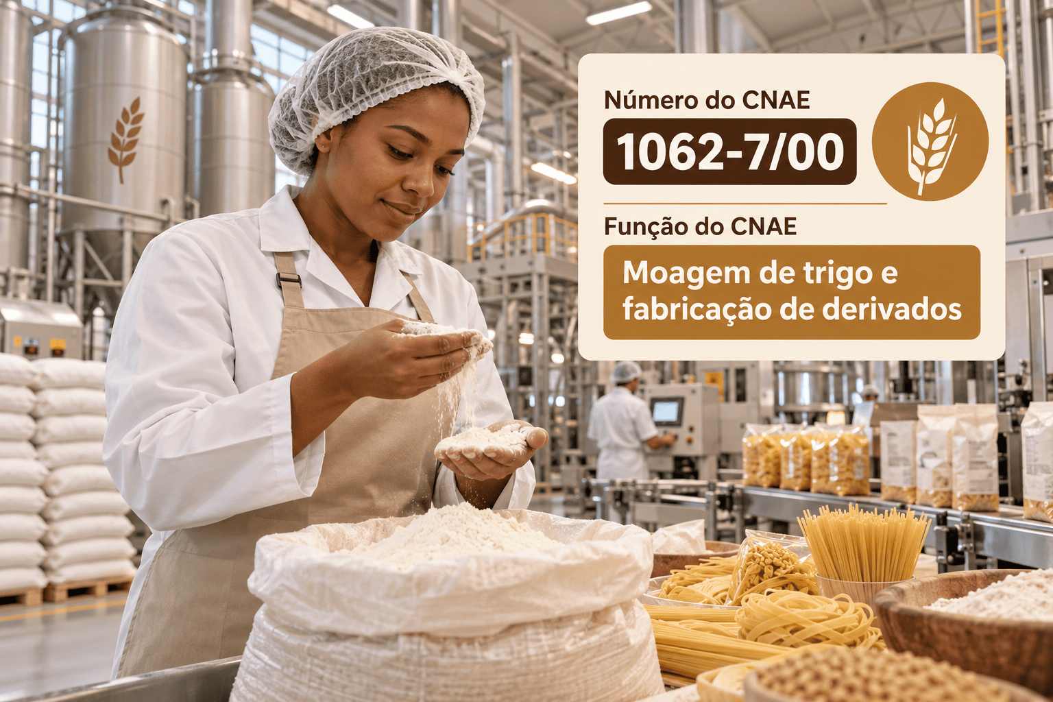 CNAE 1062-7/00 Moagem de Trigo e Fabricação de Derivados: Guia para Abrir e Tributar