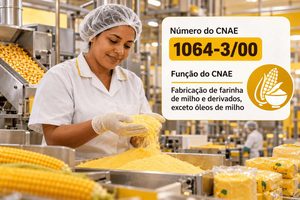 CNAE 1064-3/00 Fabricação de Farinha de Milho e Derivados: Guia para Abrir e Tributar