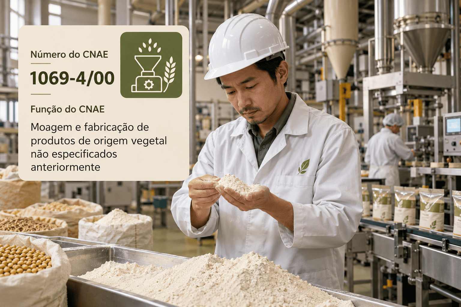 CNAE 1069-4/00 Moagem e Fabricação de Produtos de Origem Vegetal Não Especificados Anteriormente: Guia para Abrir e Tributar