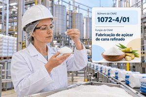 CNAE 1072-4/01 Fabricação de Açúcar de Cana Refinado: Guia para Abrir e Tributar