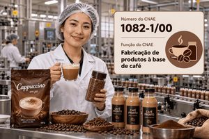 CNAE 1082-1/00 Fabricação de Produtos à Base de Café: Guia para Abrir e Tributar