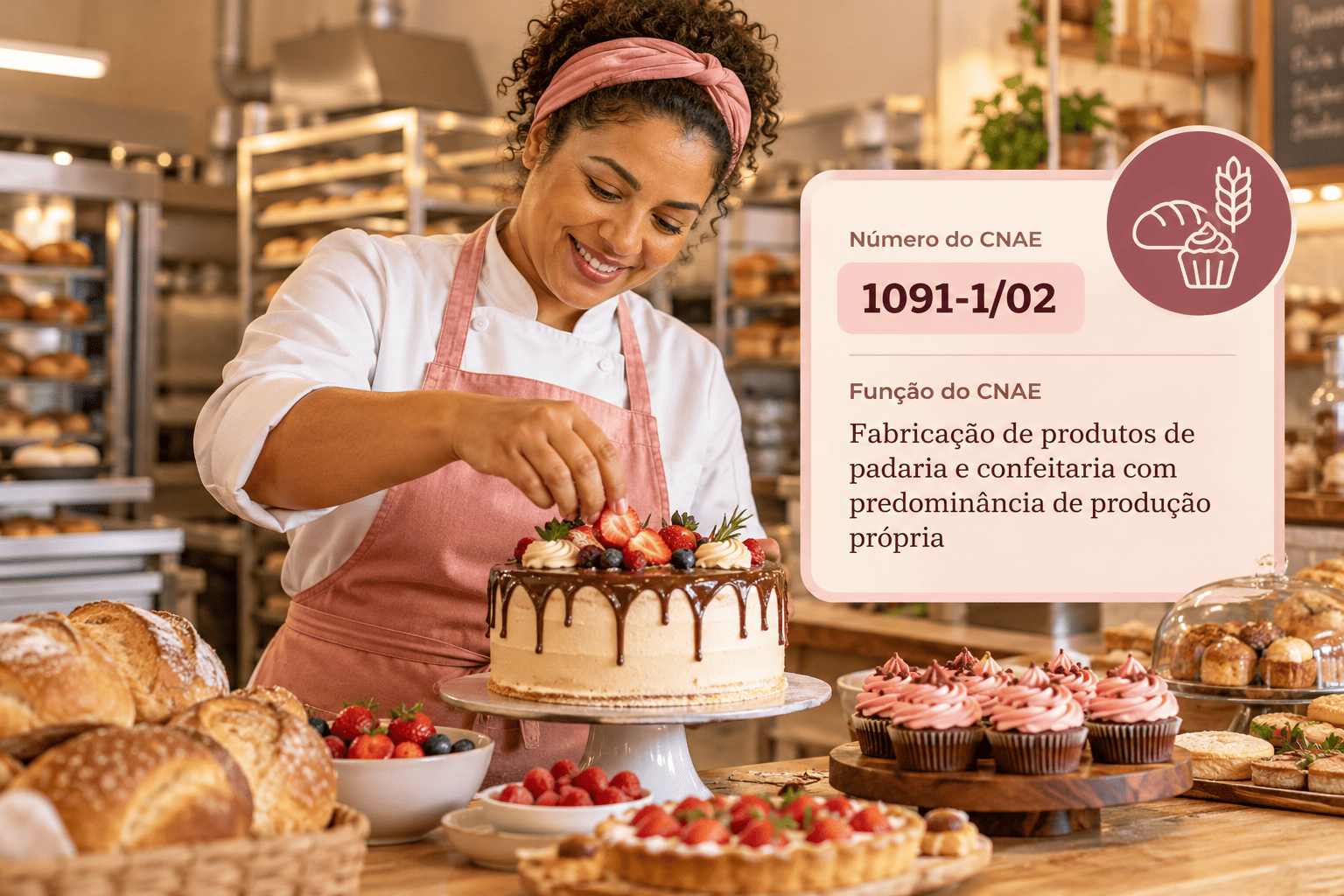 CNAE 1091-1/02 Padaria e Confeitaria com Predominância de Produção Própria: Guia para Abrir e Tributar