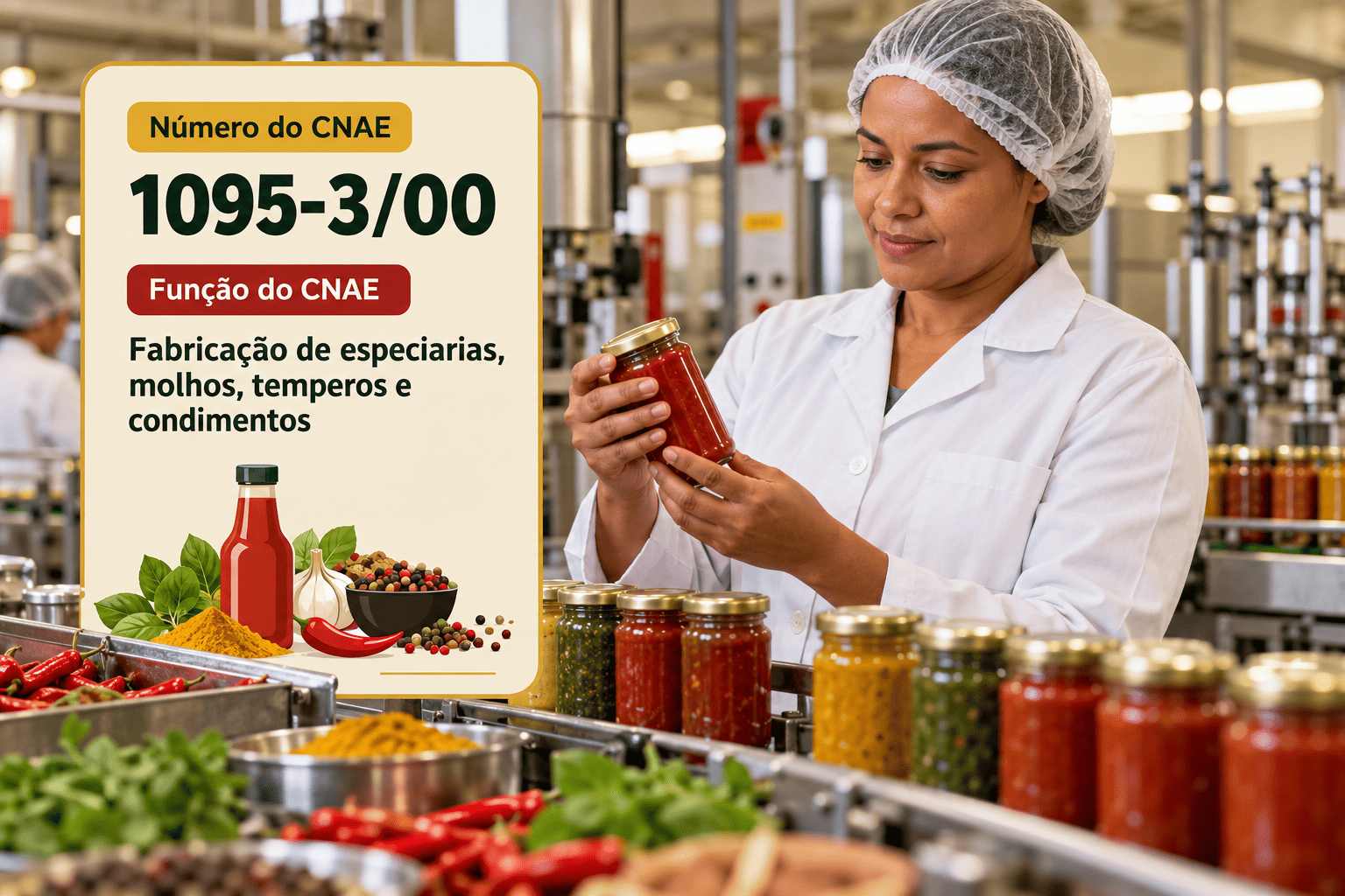 CNAE 1095-3/00 Fabricação de Especiarias, Molhos, Temperos e Condimentos: Guia para Abrir e Tributar