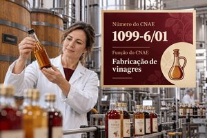 CNAE 1099-6/01 Fabricação de Vinagres: Guia para Abrir e Tributar