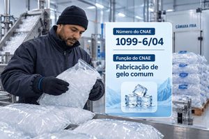 CNAE 1099-6/04 Fabricação de Gelo Comum: Guia para Abrir e Tributar