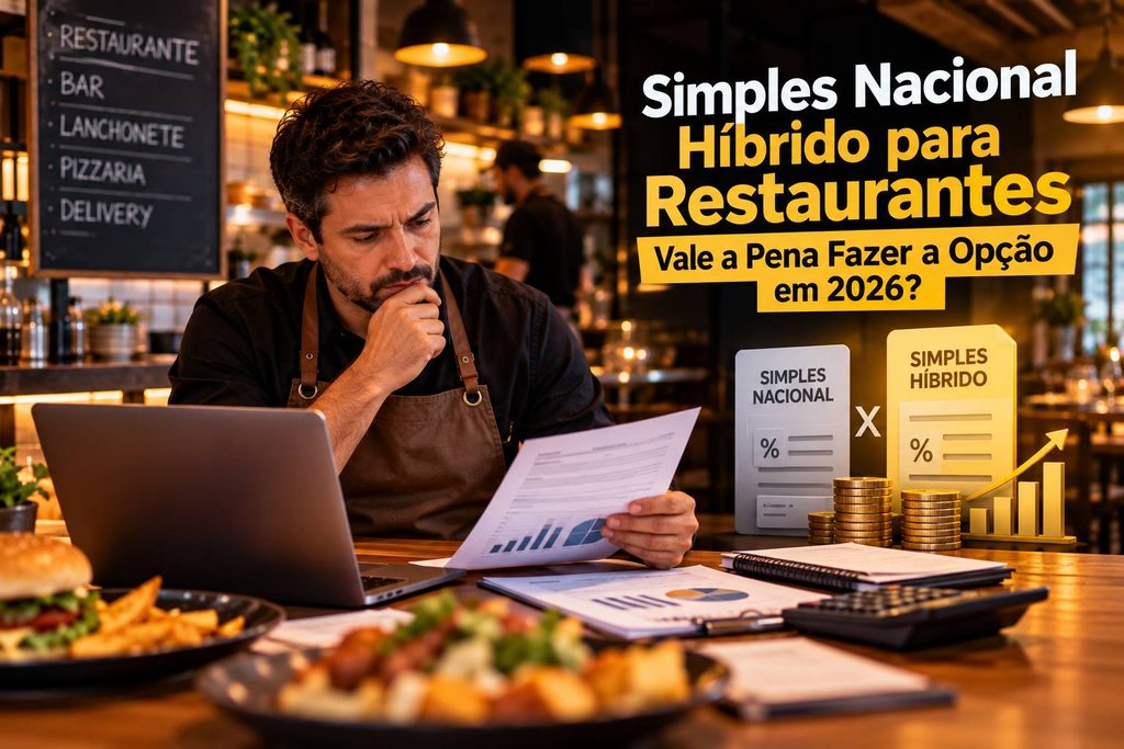 Simples Nacional Híbrido para Restaurantes: Vale a Pena Fazer a Opção em 2026?