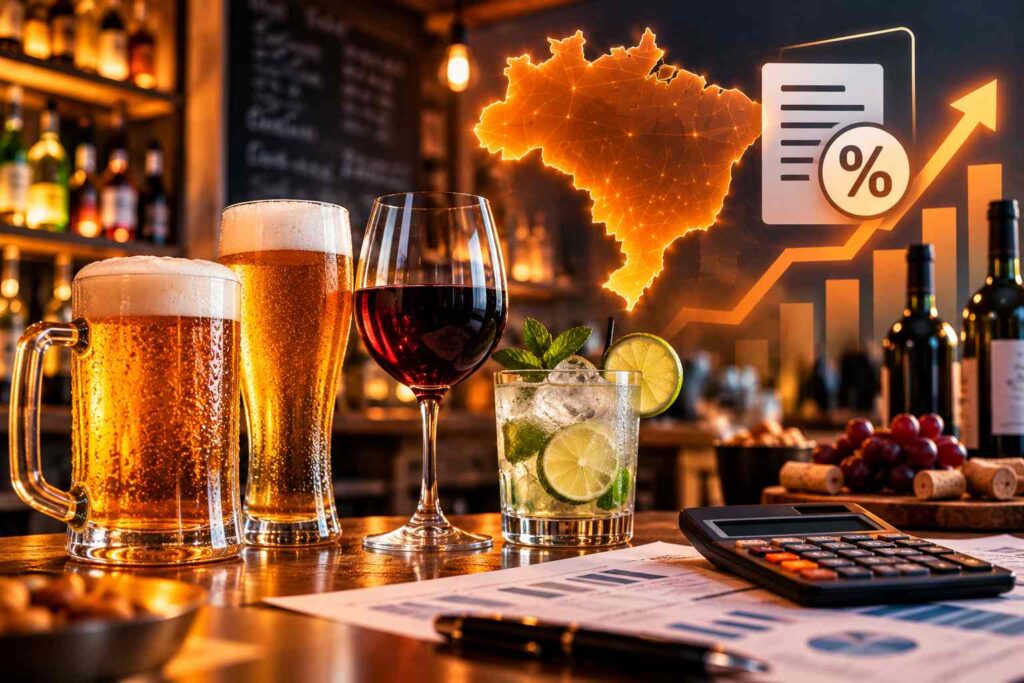 Imposto Seletivo sobre Bebidas Alcoólicas: Nova Alíquota para Chopp, Cerveja, Vinho e Drinks