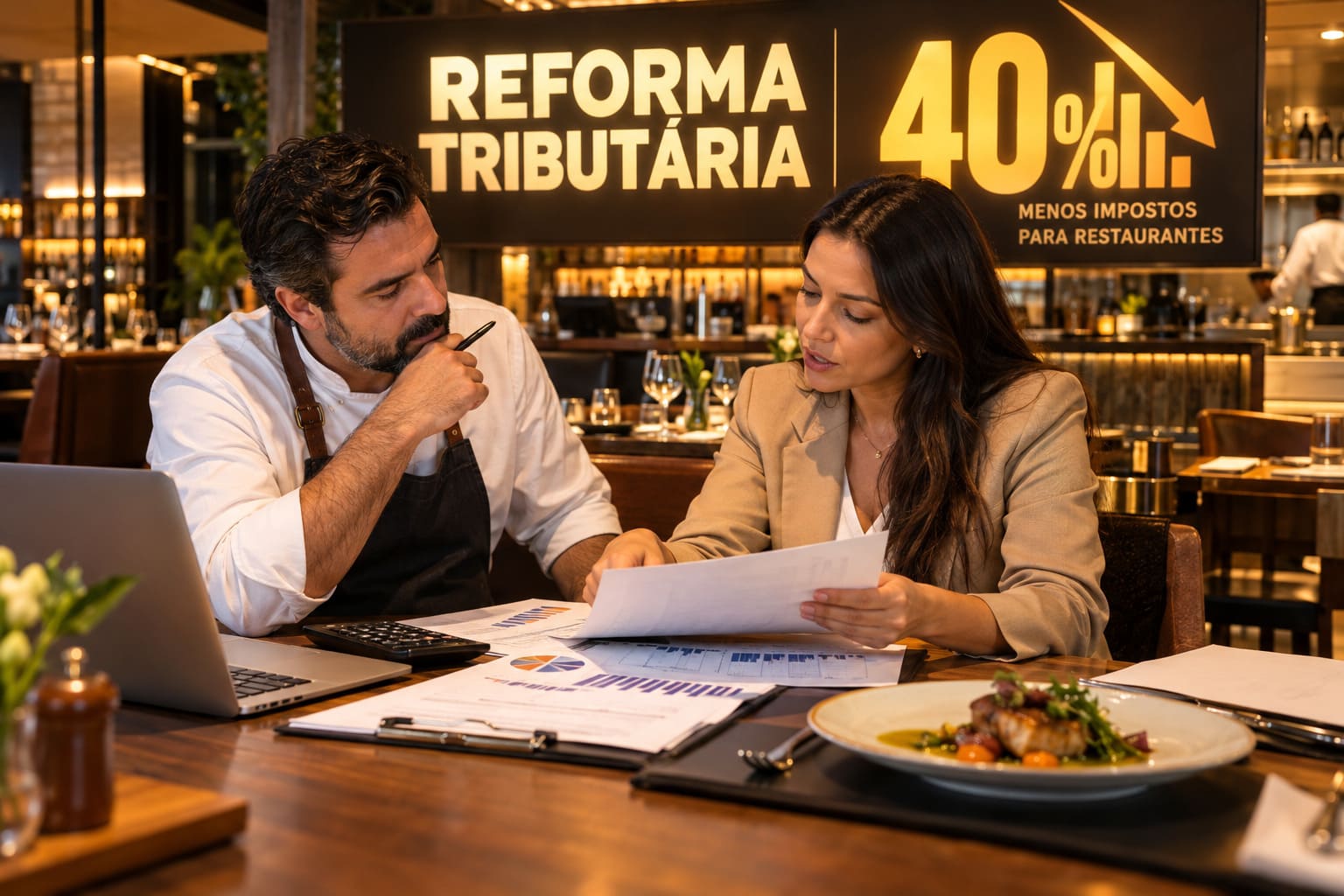 Reforma Tributária: Restaurantes Terão Redução de 40% nos Novos Impostos?